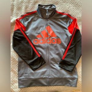 Adidas boys zip up jacket size 7